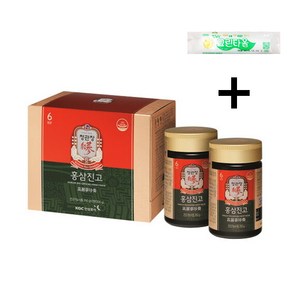 정관장 홍삼진고 250g 2병 + 크린타올 증정, 500g, 1세트