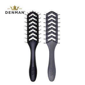 [Denman] 덴맨 환기 벤트 스타일링 볼륨 브러쉬 Denman Vent Bush D200, 실버(한정판), 1개