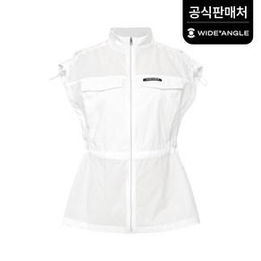 와이드앵글 공식 여성 CO 루즈핏 미들기장 베스트 골프 조끼 L WWM25671W2