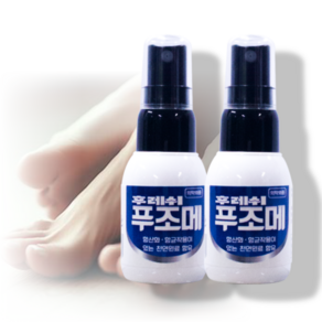 간편하게 뿌리는 발 각질 무좀 스프레이 푸조메 약 40ml, 2개, 1개입