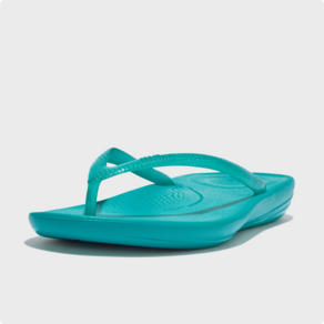 [국내매장정품] 핏플랍 FITFLOP 아이쿠션 에고노믹 쪼리 타히티블루 ER1-A51 Tahiti Blue