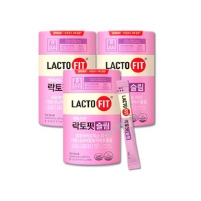 락토핏슬림 다이어트유산균 60포 3통, 120g, 3개