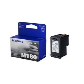 삼성정품잉크INK-M180 SL-J1660 J1665 J1770, 검정INK-M180, 1개