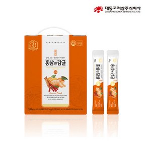 대동고려삼 홍삼앤감귤 10g x 100포 국내산홍삼 + 제주감귤, 100개