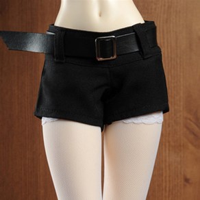 돌모아 구체관절인형의상 56cm 60cm SD13 검정 반바지 핫팬츠 벨트 세트 SD - Alias Hotpants (Black)