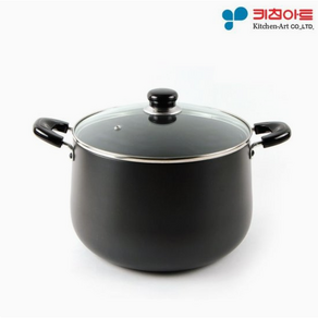 [기타브랜드] 키친아트 쥬노 블랙 경질냄비 깊은곰솥 22cm (EL1220)