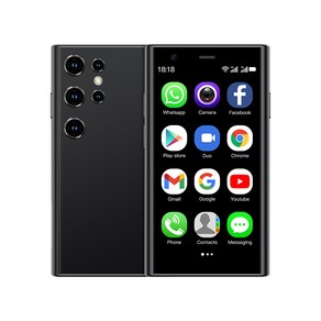 SOYES S23 Po 3.0인치 소형 안드로이드 8.1 스마트폰 2GB RAM 16GB ROM 듀얼 SIM 대기 1000mAh 3G 네트워크 소형 휴대폰, 블랙