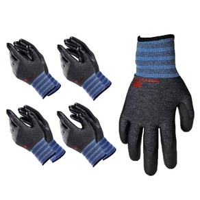 3M 슈퍼그립 핫 기모 방한 작업 장갑 / 3M Supe Gip Hot Napping Wame NBR Coating Gloves, L, 5개