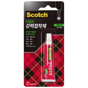 3M 스카치 다용도 강력접착제 AD6004S 에멀션타입 15ml, 1개