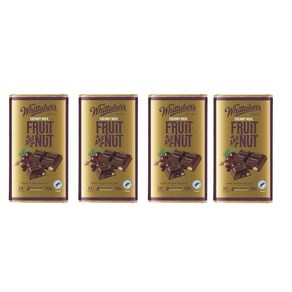 Whittake's 휘태커스 Fuit And Nut 프루트 앤 넛 밀크 초콜릿, 250g, 4개