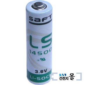 샤프트 리튬 건전지 LS14500 AA (3.6V 2600mAh), 1개, 1개입