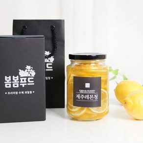 봄봄푸드 수제청 과일청 선물 답례품 명절 선물세트, 제주레몬청, 500g, 1개