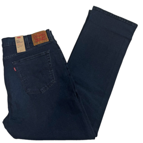 리바이스 527 Slim Bootcut Mens Stetch Jeans 40x32 Dak Blue #0597 W40L32