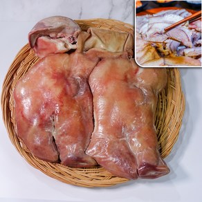 모두의국밥 삶은돼지머리(혀포함) 3kg내외 순대국밥재료 국밥수육용 돈두머리고기 발골머릿고기, 3kg, 1개