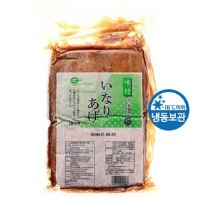 푸드올마켓_ 푸요 조미유부 1kg (40매)-그린라벨 /냉동, 1개