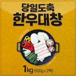 국내산 한우대창 대창 대용량 500g 1kg *참소스증정*, 1개