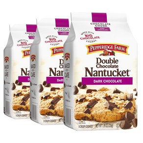 [미국직배송]페퍼리지 팜 더블 초콜릿 난투켓 쿠키 Pepperidge Farm Nantucket Double Chocolate Chunk Cookies