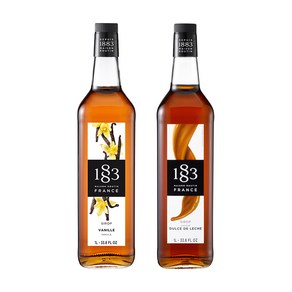 1883 바닐라 시럽 1000ml+1883 돌체드레체 시럽 1000ml