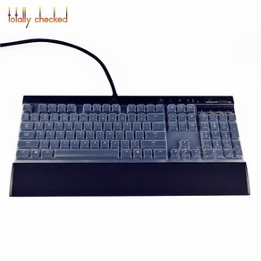 Cosai K70 RAPIDFIRE RGB 기계식 게이밍 키보드용 실리콘 키보드 커버 스킨 프로텍터 K70 LUX/LUX RGB, clea