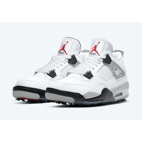 나이키 에어 조던 4 레트로 화이트시멘트 골프화 Nike Ai Jodan 4 Reto Golf Shoe White Cement