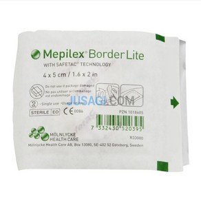 멘리케헬스케어 메피렉스 보더 라이트(Mepilex Bode Lite), 옵션1: 멘리케헬스케어 메피렉스 보더 라이트 4x5cm, 1개