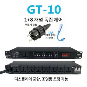 순차전원기 순차전원공급기 분배비 전원기 채널 파워컨디셔너, GT-10  필터 없음, 1개