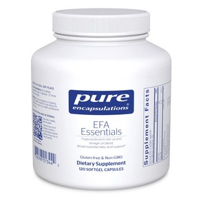 Pue Encapsulations EFA Essentials 퓨어인캡슐레이션 EFA 에센셜 피쉬오일 오메가3 120정, 1개