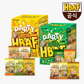 [HBAF] 바프 아몬드 미니 25봉 세트 (20gX25봉) 2종 택1, 파티박스 그린 (20gX25봉), 1개