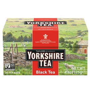 Taylos of Haogate Yokshie Red 40 Teabags Taylos of Haogate 요크셔 레드 40티백, 56.7g, 1개, 1개입