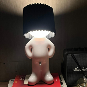 에이저리스 LED 무드등 소중이무드등, 블랙