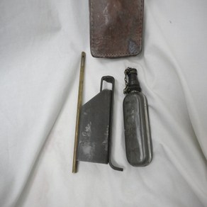 제2차 세계대전 프랑스군 중고 총기손질킷트 오일병키트 Fench Model 1945 MG & Rifle Tin Oil Bottle, 1945 프랑스군 중고 총기 손질킷, 1개