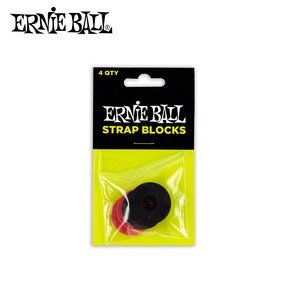 어니볼 스트랩 락 록 블록스 4개입 ERNIEBALL STRAP BLOCKS LOCK 4PK, RED & BLACK (4PK) (P04603), 1개