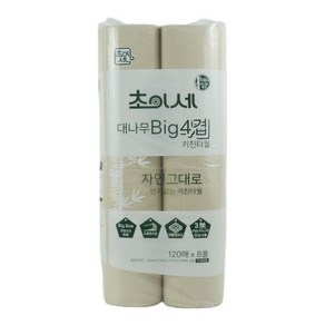 대나무 4겹 대용량 Bamboo Big 키친타올 120매