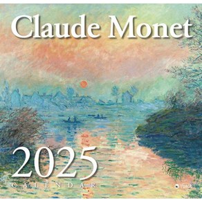2025 클로드 모네 벽걸이 달력 (아트온더월), 유나, 스튜디오 유나