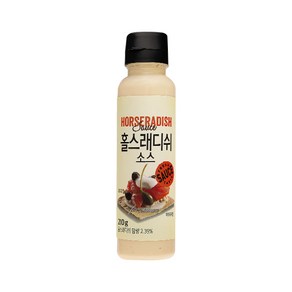 씨푸드몰 연어 홀스래디쉬 소스 210g 주비푸드, 1개