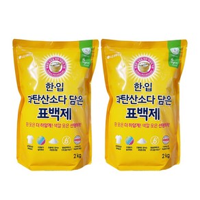 한입 과탄산소다 담은 표백제, 2kg, 2개