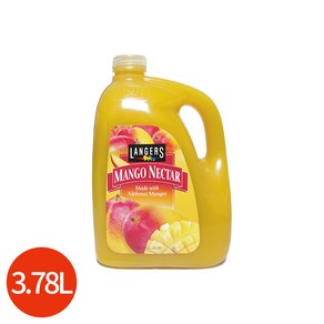 랭거스 망고 넥타 음료, 1개, 3.78L