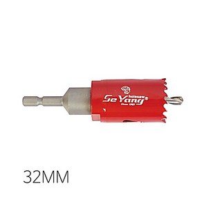세양 홀커터 32MM 육각생크 바이메탈홀쏘 LW7823D1, 1개