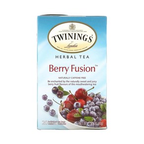 트와이닝 허브티 Berry Fusion 카페인 무함유 티백 20개 40g(1.41oz)