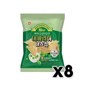 대파리아 나쵸칩 대파크림치즈맛 봉지스낵 60g, 8개