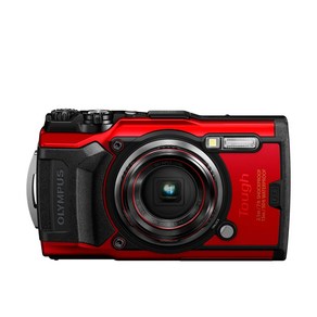 OLYMPUS 디지털 카메라 Tough TG-6 레드 1200만 화소 CMOS F2.0 15m 방수 100kgf 내하중 GPS 내장 Wi-Fi TG-6RD, 1개, 베이스