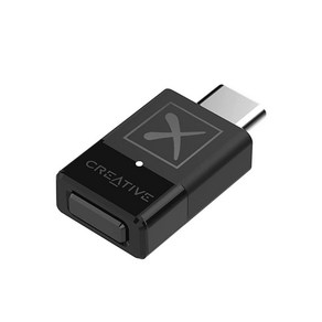 Ceative BT-W3X 스마트 블루투스 5.3 오디오 송신기 aptX HD 고화질 24비트 / 48kHz 오디오 장치 전환 기능 PC/맥/게이밍 콘솔과 함께 작동, 블루투스 5.3 오디오 송신기, aptX HD