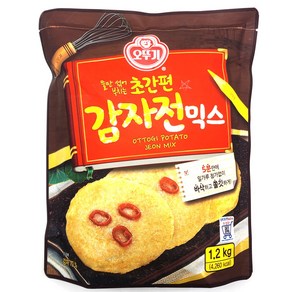 오뚜기 초간편 감자전 믹스, 1.2kg, 2개