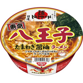 닛신 식품 국수 NIPPON 하치오지 양파 간장라면 112g×12개, 12개