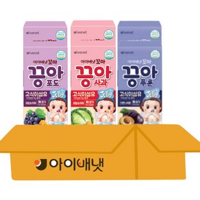 아이배냇 꼬마 끙아젤리 3종 사과2+포도2+푸룬2, 끙아젤리(포도2개+사과2개+푸룬2개), 1개