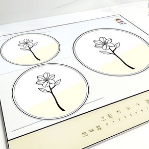 리빙엄마 프리미엄 인덕션 보호매트 3종세트 (대1P + 소2P), 7. 블라썸, 1세트