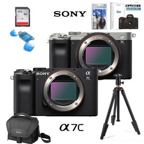 SONY 풀프레임 미러리스 알파 A7C바디+4K메모리+정품숄더백+보호필름+크리닝킷 풀패키지