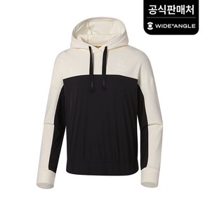 와이드앵글 공식 여성 WG 우븐 믹스 후드 티셔츠 ® L WWU22274W8 (정상가:199 000)