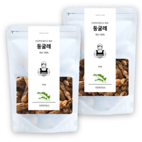 1+1 반듯한청년 볶은 둥굴레 250g 2봉 국산 건조 햇 차 말린 것, 2개