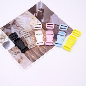 위드쏘잉 혼합세트) 15mm 컬러버클 조리개 세트상품, 블랙, 1세트